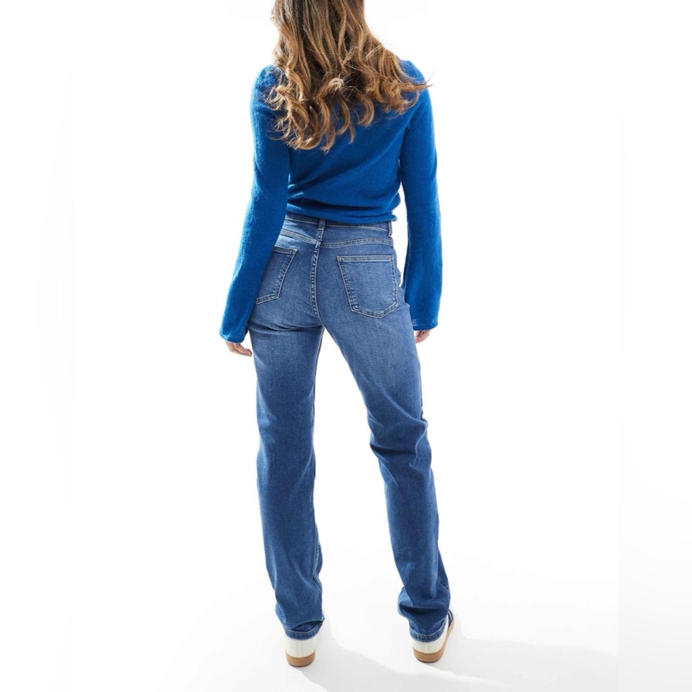Only Blue Straight Leg Jeans - Picture 2 of 10